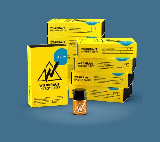 Paquete de festival Wildkraut Energy Sniff - Mentol